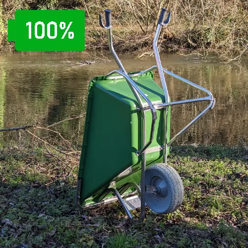 Electric Noka Landscape Wheelbarrow 160 Litres wit...